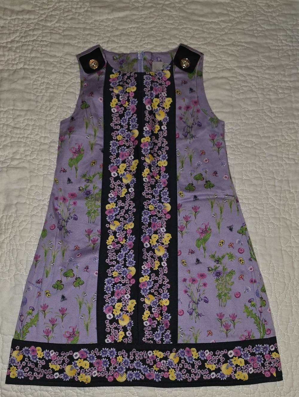 Versace Lavender Floral DRESS Kids 6